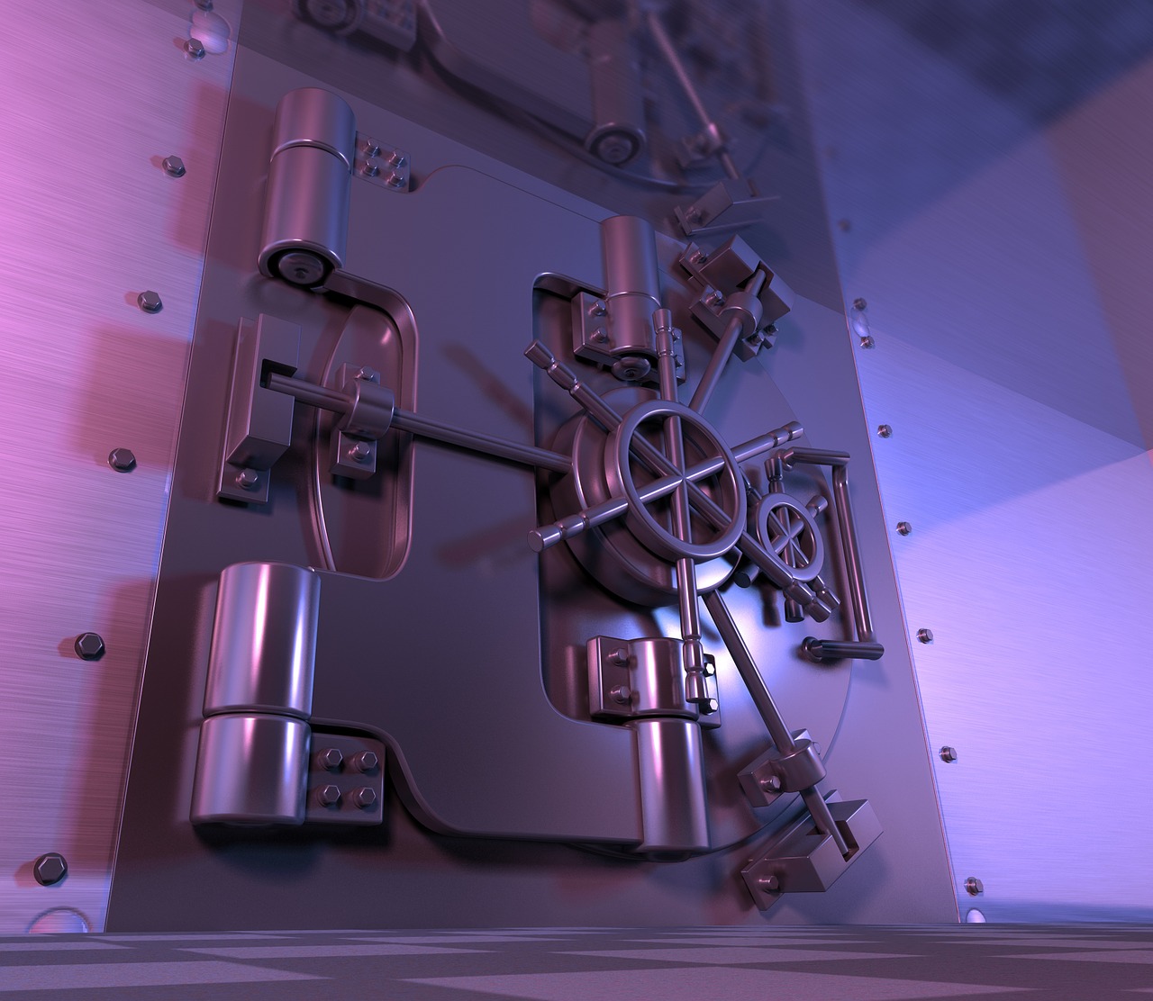 You might not be able to afford a bank vault this secure, but there are many Ways to Keep your Valuables Safe